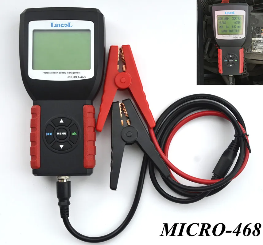 Тестер LANCOL автомобильного аккумулятора многоязычный 12 В 2000cca | Автомобили и