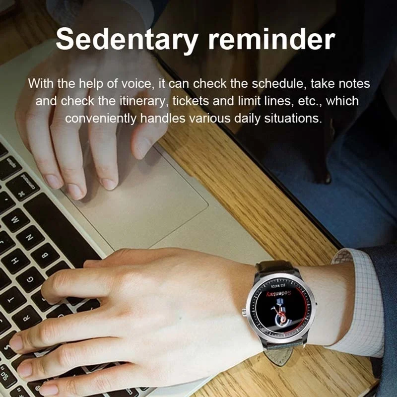 Носимые Смарт часы ЭКГ PPG электрокардиограф пульсометр Монитор артериального