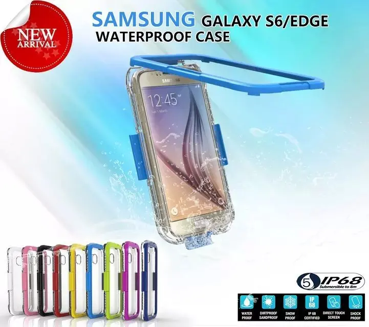 Водонепроницаемый чехол IPX68 для подводного плавания и дайвинга Samsung Galaxy S6