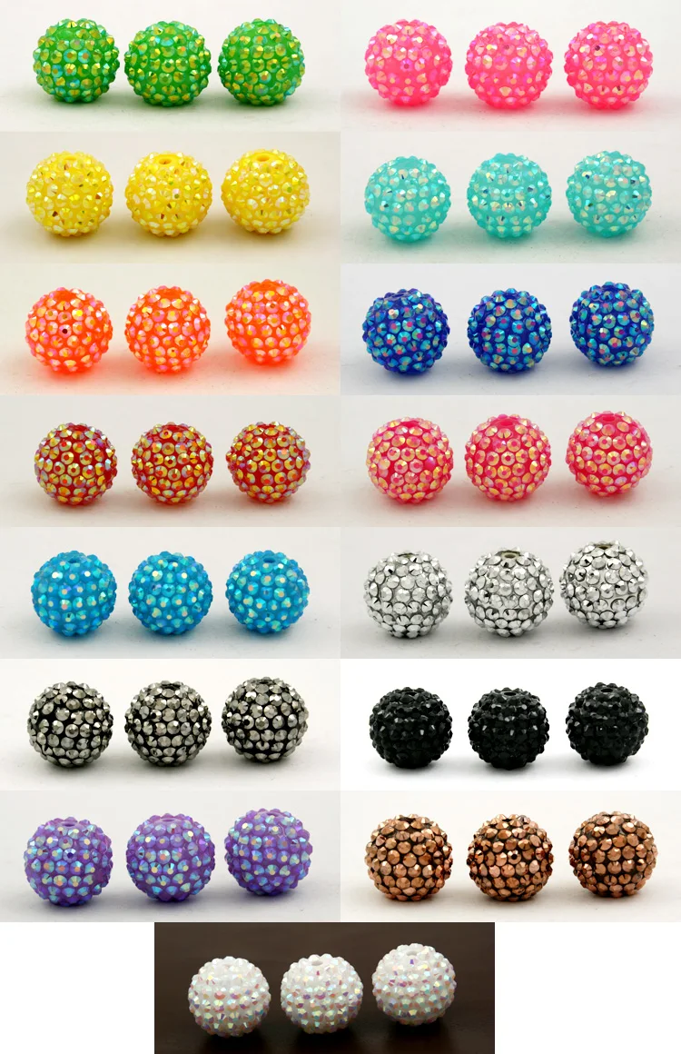 Высококачественные круглые массивные модные полимерные стразы 12 мм/14 мм/16 мм/18