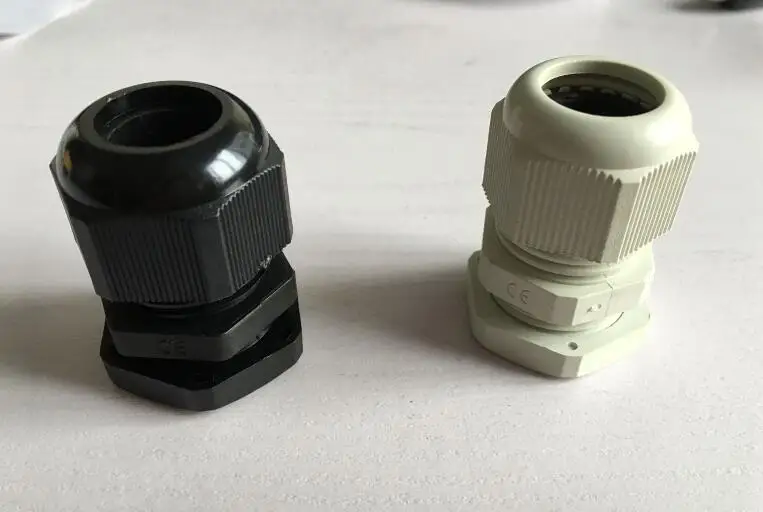 

10PCS PG9 Nylon cable waterproof connector plastic cable fixed head