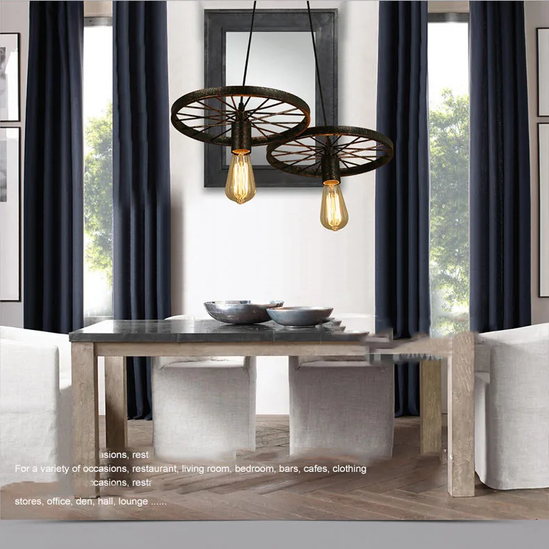 T винтажный креативный подвесной светильник в стиле лофт светодиодный ными