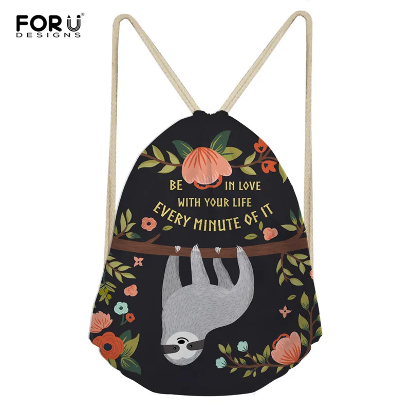L4915Z3 FORUDESIGNS/2 шт./компл. рюкзак женский милый ленивый принт рюкзаки школьные сумки для подростков девочек Mochila Feminina Sac a Dos - Цвет: L4915Z3
