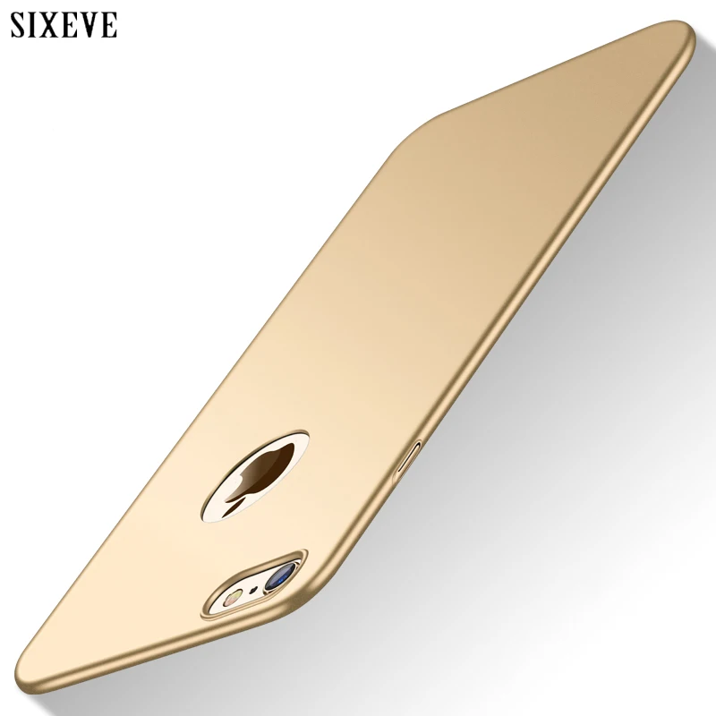 Роскошный Ультратонкий матовый жесткий пластиковый легкий Чехол для iPhone 8 7 6 6S Plus