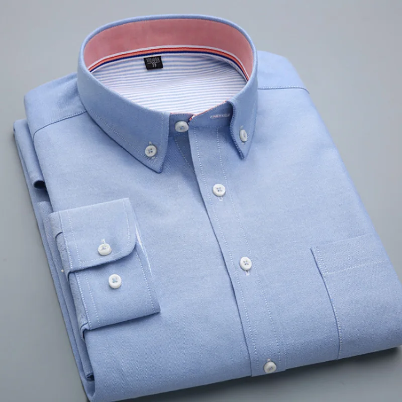 Город класса Для мужчин s повседневные рубашки с длинными рукавами Slim Fit Camisas Para Hombre человек Костюмы высокое качество Для мужчин социальной рубашка Soft 7108 - Цвет: Blue 7108-7