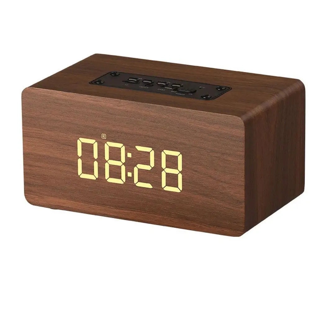 W5C портативный деревянный беспроводной Bluetooth динамик поддержка TF AUX FM громкой