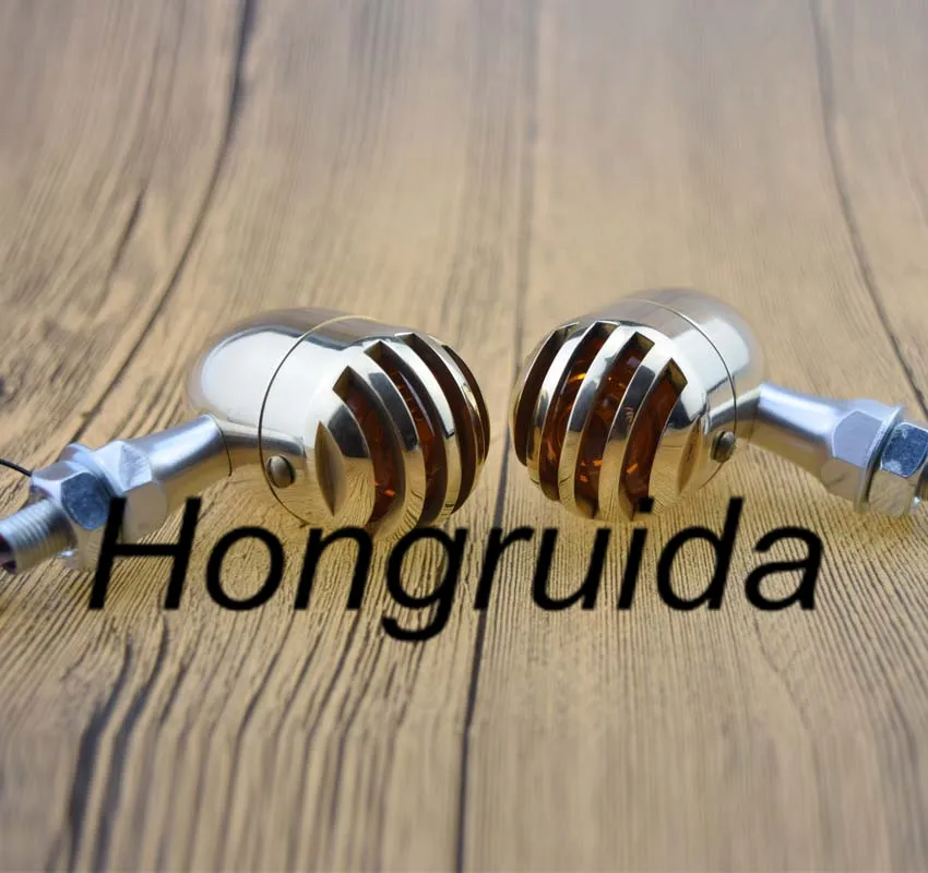 Мотоциклетные латунные поворотники для harley винтажные поворотные огни