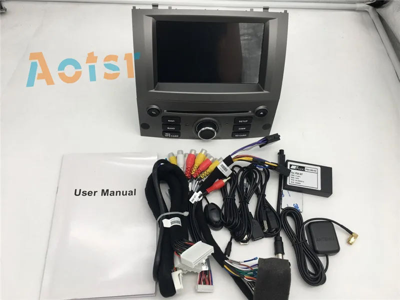 " Android 9,0 Автомобильный мультимедийный DVD плеер головное устройство для peugeot 407 2004 2005 2006 2007 2008 2009 2010 радио стерео gps навигации