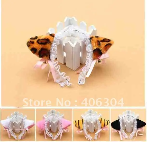 Вечерние повязки на голову с кошачьими ушками для костюмированной вечеринки