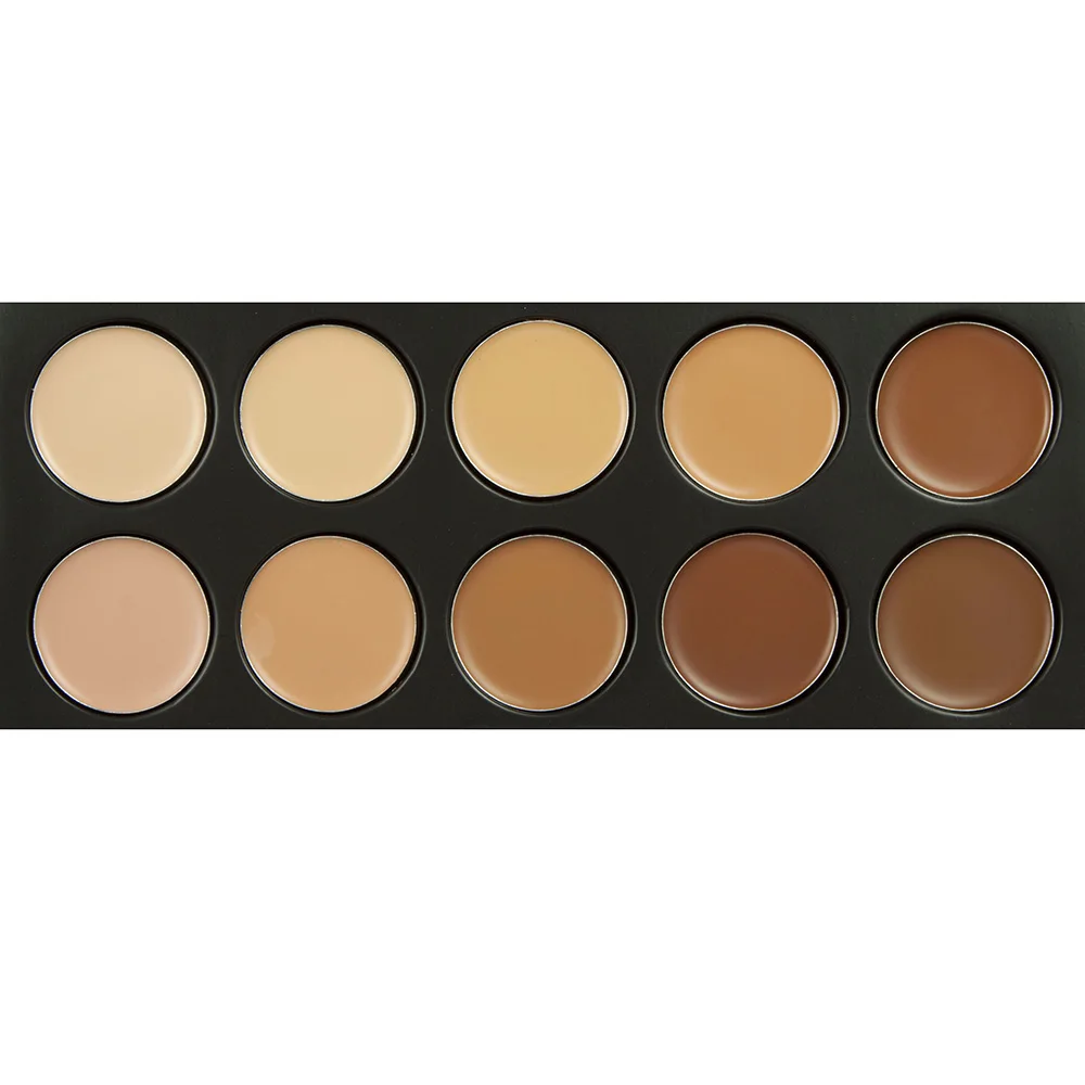 Anself 10 Color Earth Tone Cream Camouflage Cosmetic Concealers Palette Makeup Eye Face Powder | Красота и здоровье
