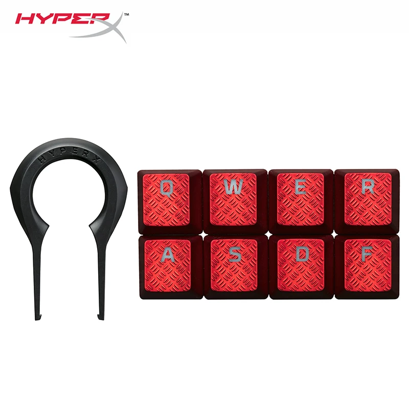 HyperX FPS MOBA Gaming Keycaps текстурированные для тактильного захвата и с покрытием для долговечных брелоков для FPS и MOBA setups