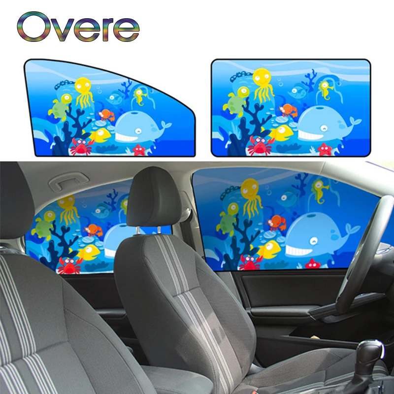 Overe 1 шт. детский тент наклейки магнитная занавеска бокового окна для Ford Focus 2 3 Fiesta