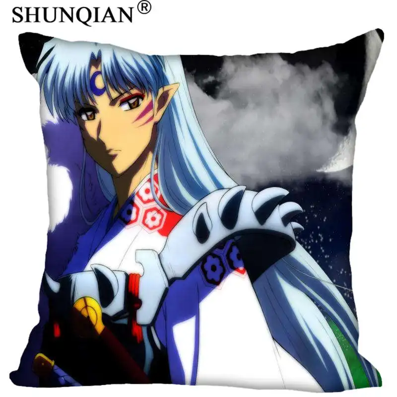 Pillowcase Пользовательский Inuyasha наволочка молнии с двух сторон 35x35 см 40x40 см 45x45 см 50x50 см 60x60 см пользовательские ваш образ - Цвет: Pillowcase