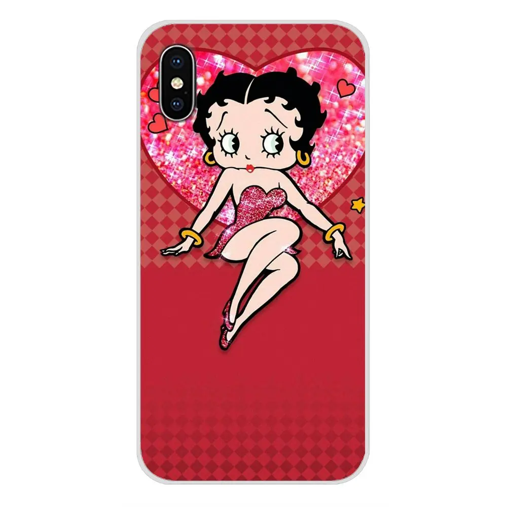 Аксессуары чехлы для телефонов Motorola Moto X4 E4 E5 G5 G5S G6 Z Z2 Z3 G G2 G3 C Play Plus Betty boop
