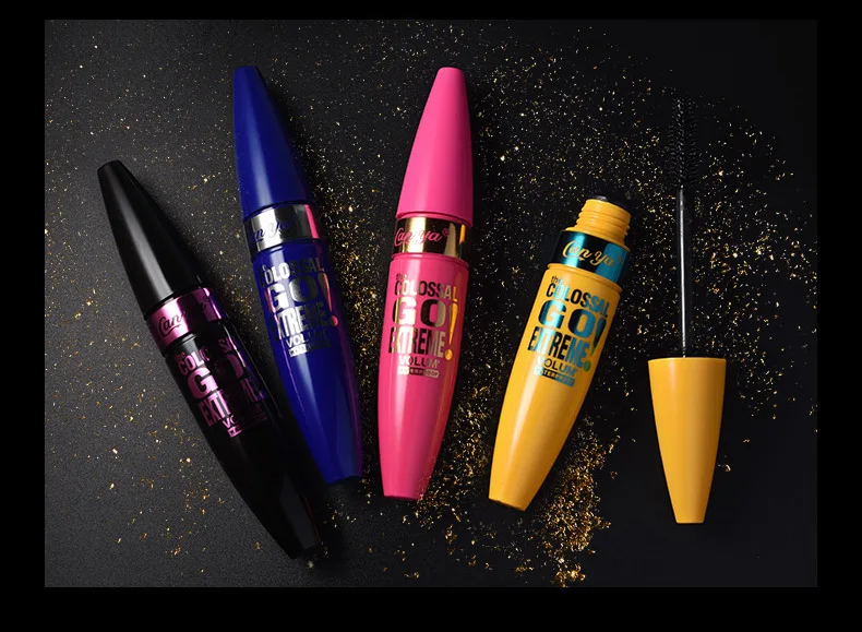 Pudaier Make up 4d fiber lash тушь для ресниц Подкручивающая норковая тушь для ресниц плотное волокно водостойкая Косметическая стойкая Подкручивающая тушь