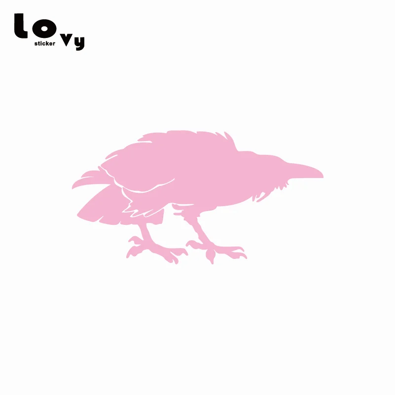 Ворон птица виниловая Автомобильная мультяшная наклейка животное для