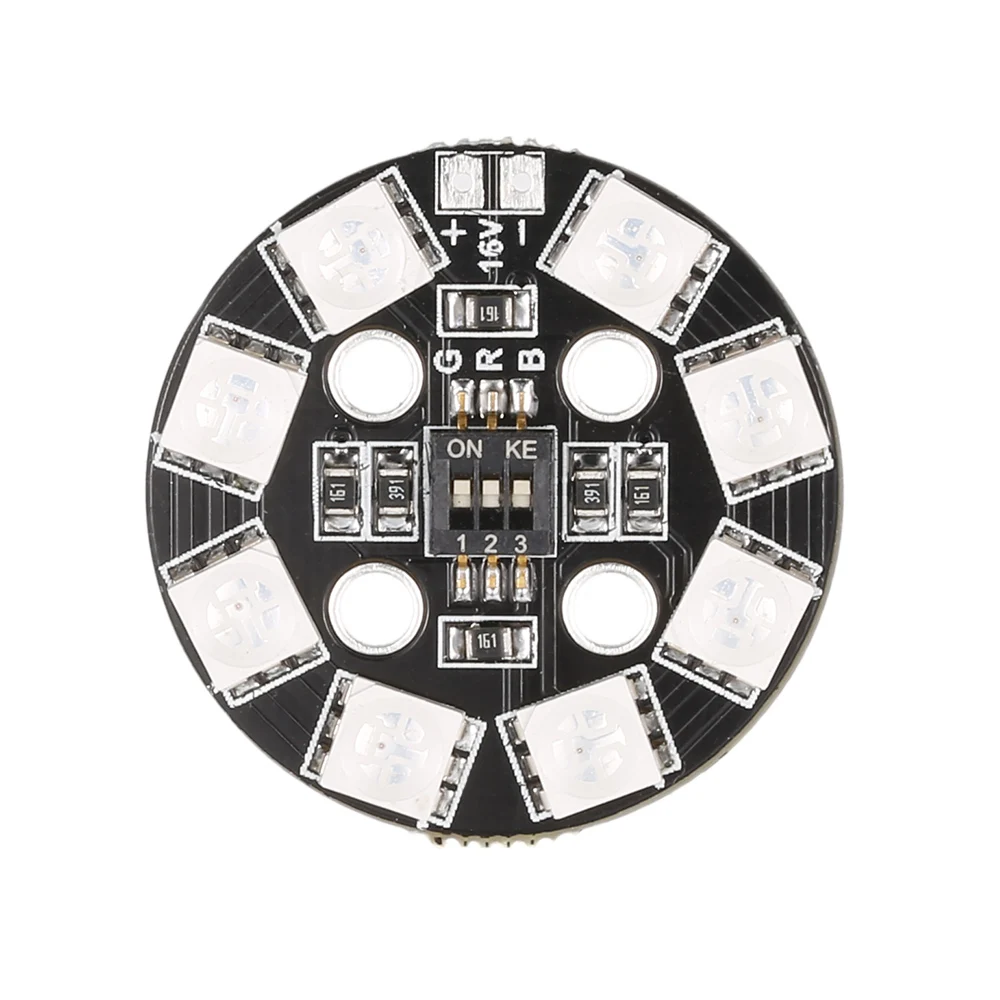 Matek RGB LED круглая доска световая 7 видов цветов X8 16V для Мультикоптер FPV RC