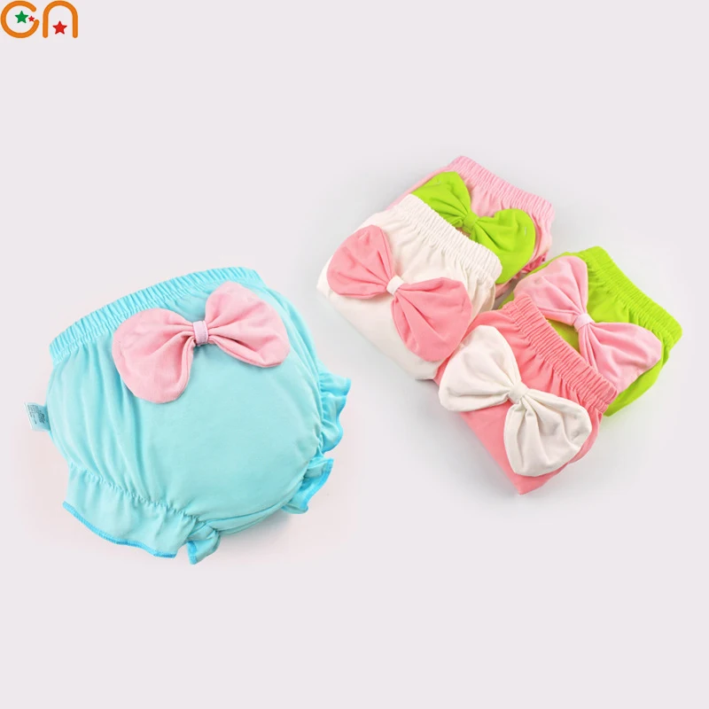 3 шт./лот Мягкие трусики из 100% хлопка для малышей Детские трусы девочек Модные