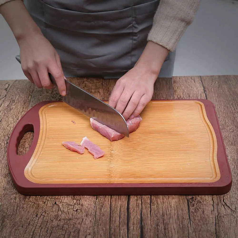

vegetable cutting board Canyon fiber thickening double-sided whole bamboo board and whole bamboo board 3