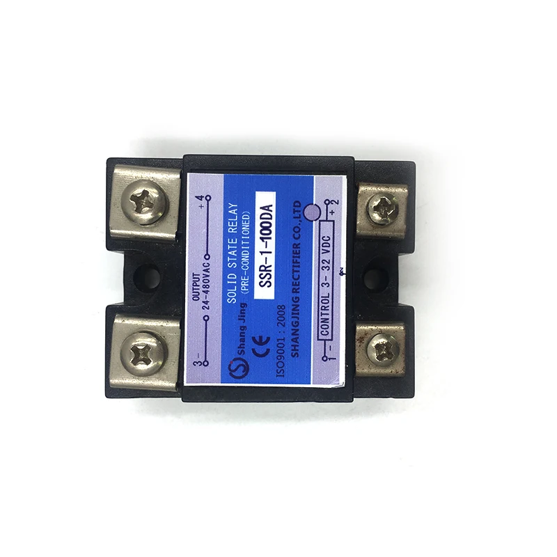 Бесплатная доставка Новое поступление SSR 40A 60A 100A выход 35 ~ 480VAC вход 3 32VDC Однофазное