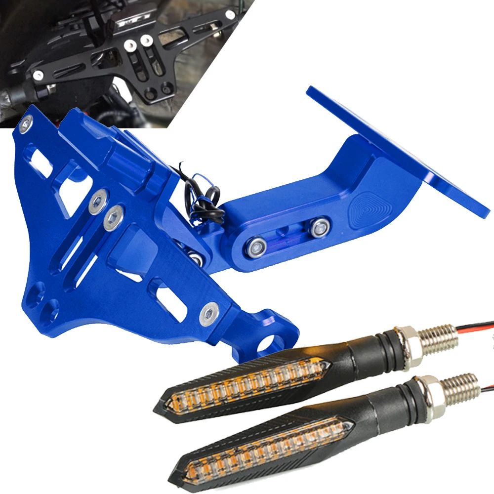 

Motorcycle License Plate Holder LED Light For suzuki Bandit GSF1200 GSXR1100 GSX-S125 GSX-R125 GSX-S150 GSX 250R DL250 V-strom
