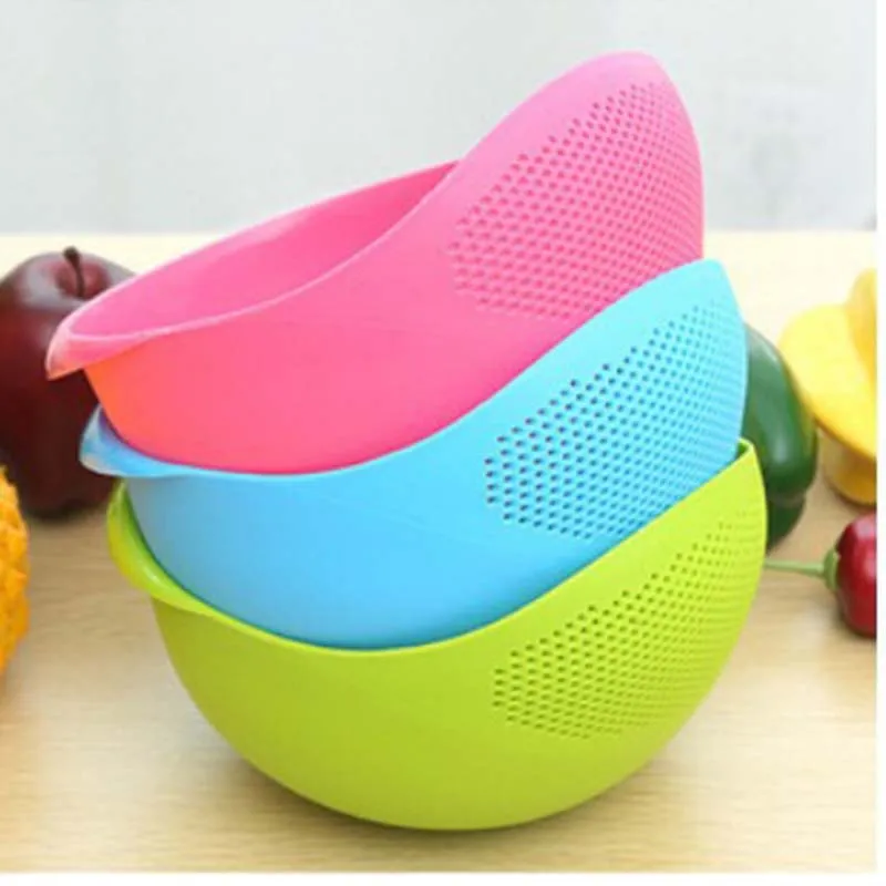 Многофункциональная пластиковая корзина для мытья риса фруктов и овощей