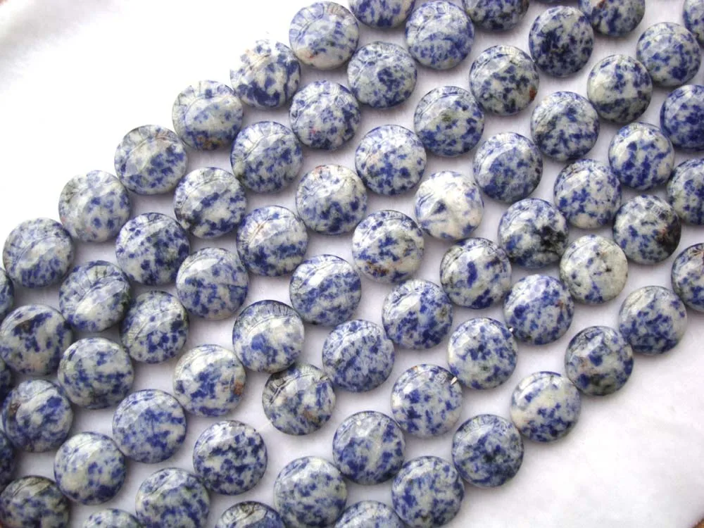 Sodalite монета/Круглые 20 мм свободные бусины для самостоятельного изготовления