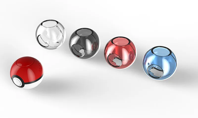 4 вида цветов открывающийся Прозрачный жесткий чехол-накладка для NS Switch Pokeball Plus
