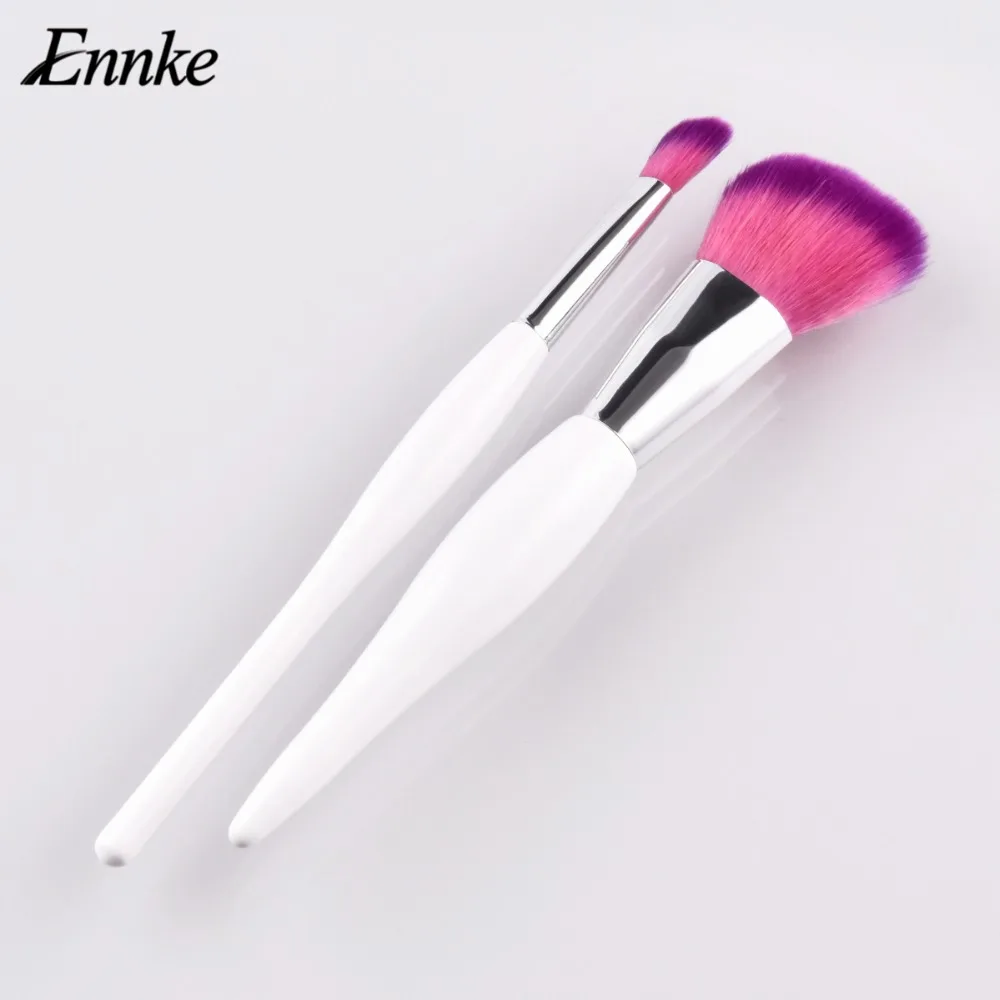 Makeup Round Angle shadow Top Brush Set Foundation Powder Cheek Contour Blush Blusher Angled Flawless Face Cosmetic Tool | Красота и