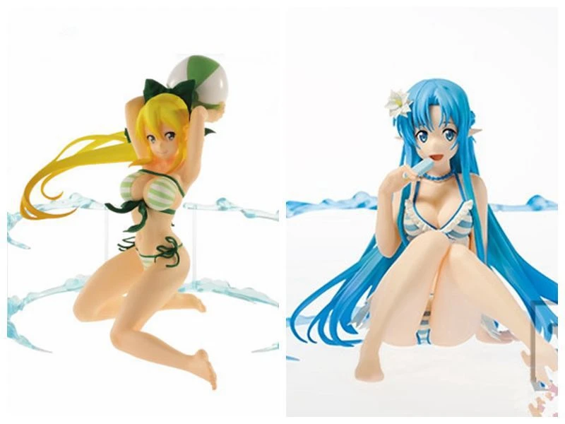 Меч искусство онлайн Солнечный свет EXQ Kirigaya Suguha Yuuki Asuna сексуальные ПВХ экшн