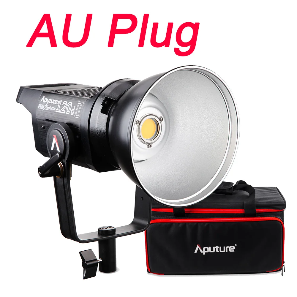 Красный Aputure LS C120d II студийная Светодиодная лампа для освещения видео с комплектами для фотостудии 5 запрограммированных светильник с сумкой для переноски - Цвет: Красный