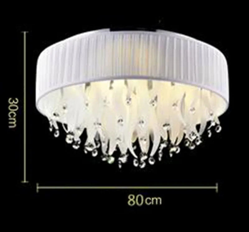 New Design led round Ceiling Lights crystal lamp living room romantic restaurant | Освещение