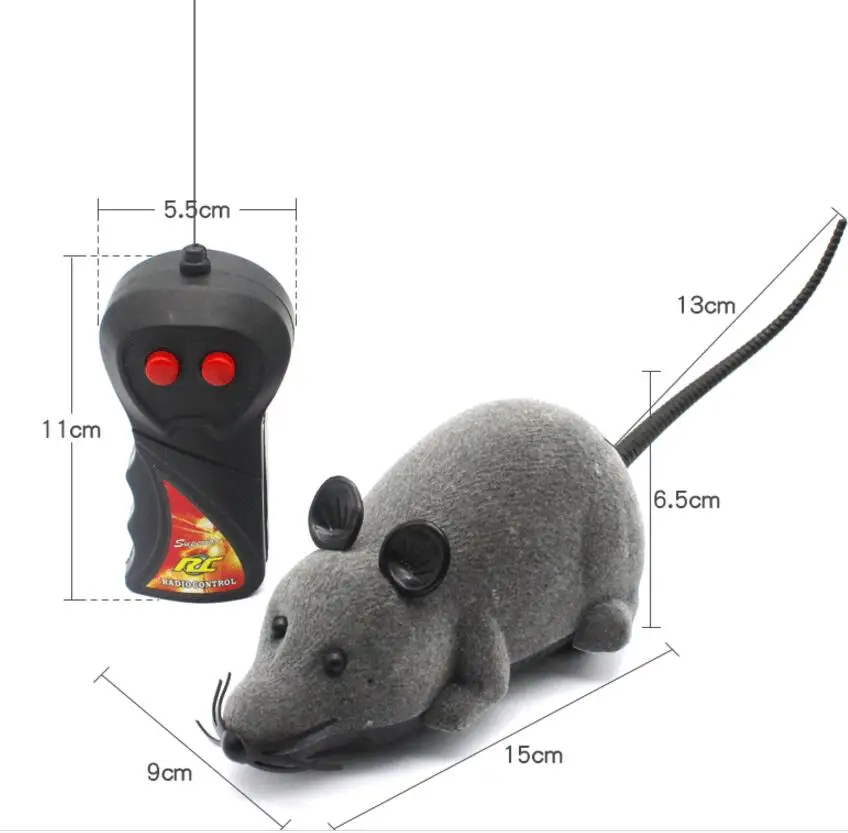 Лидер продаж Новый черный белый цвет забавные Pet кошки-мышки игрушка