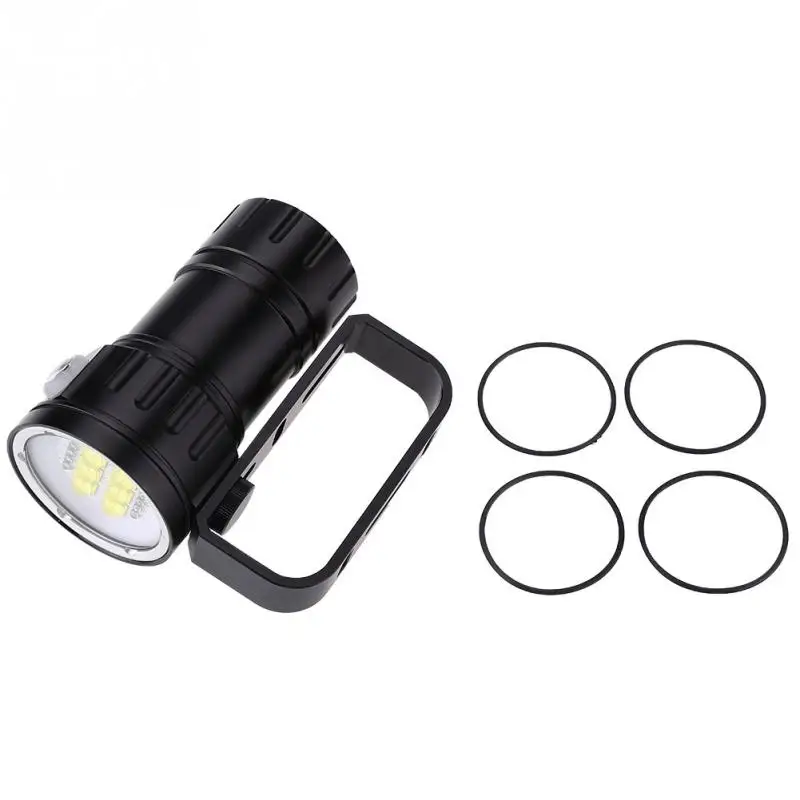 LED Diving Flashlight 3.7V 28800Lm lanterna 18650 Photography 80m Torch Light with Bracket Stand | Лампы и освещение
