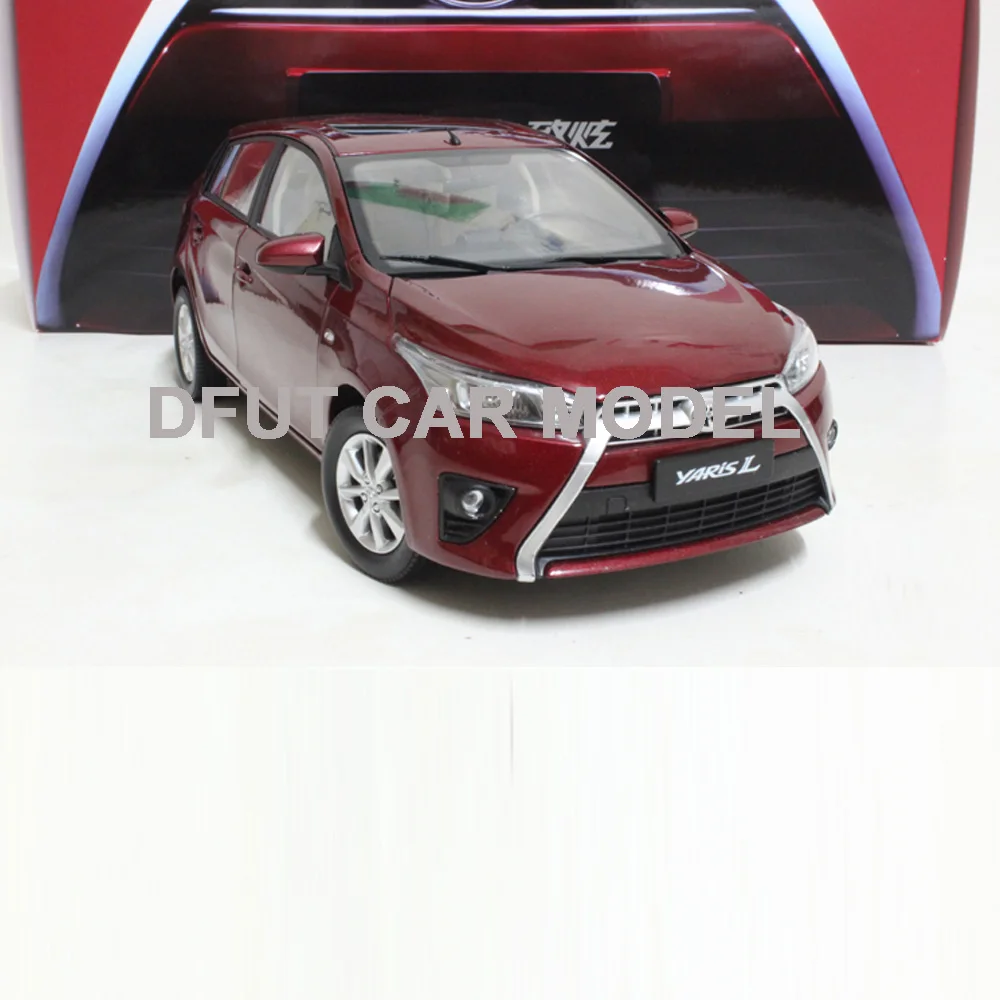 1:18 игрушечные автомобили из сплава YARiS L Series модель автомобиля детские
