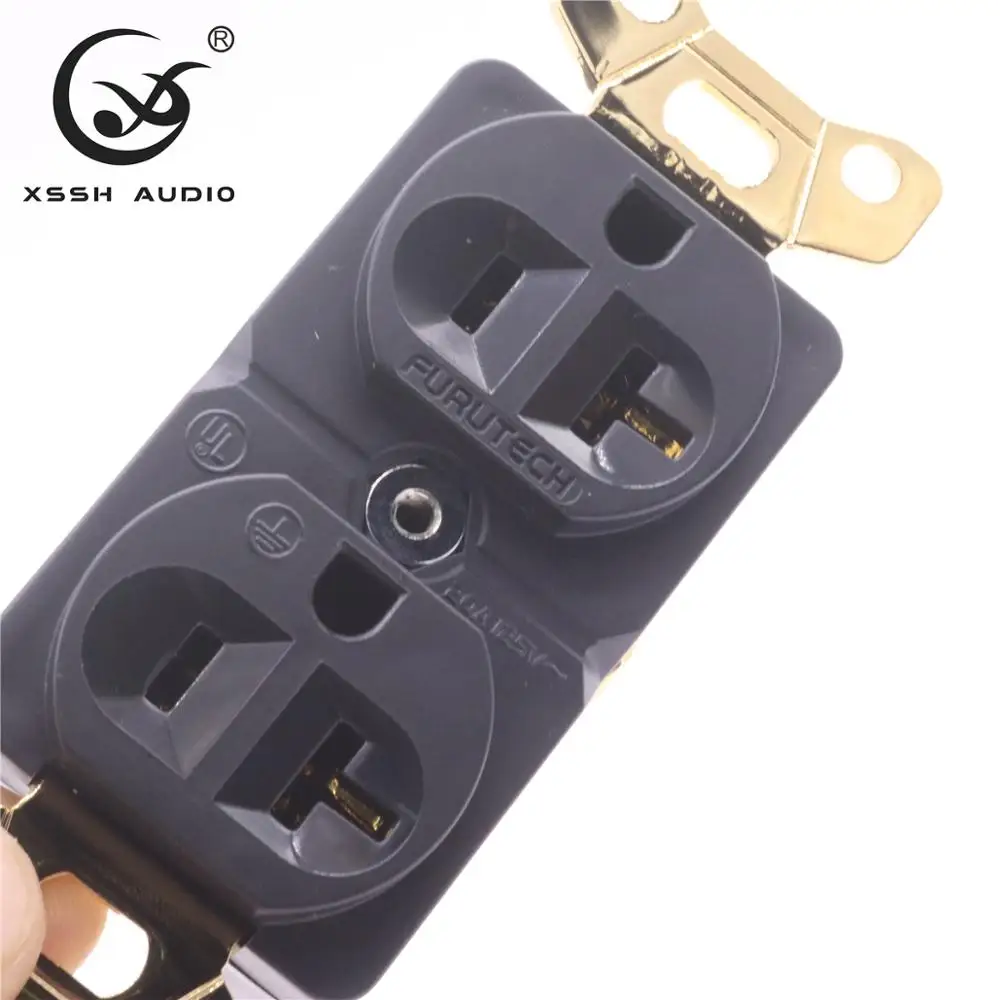 XSSH аудио в режиме реального красный с покрытием из чистой меди золото родий 20amp 20A