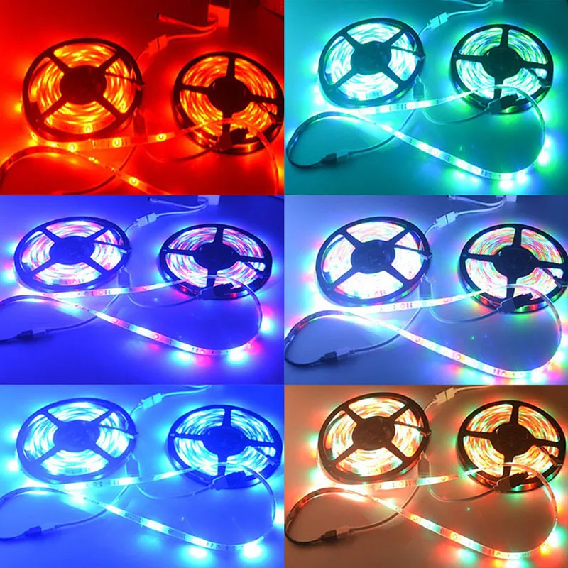 Лента светодиодная Гибкая RGB 2835 10 м 2 шт./5 м|Светодиодные ленты| |