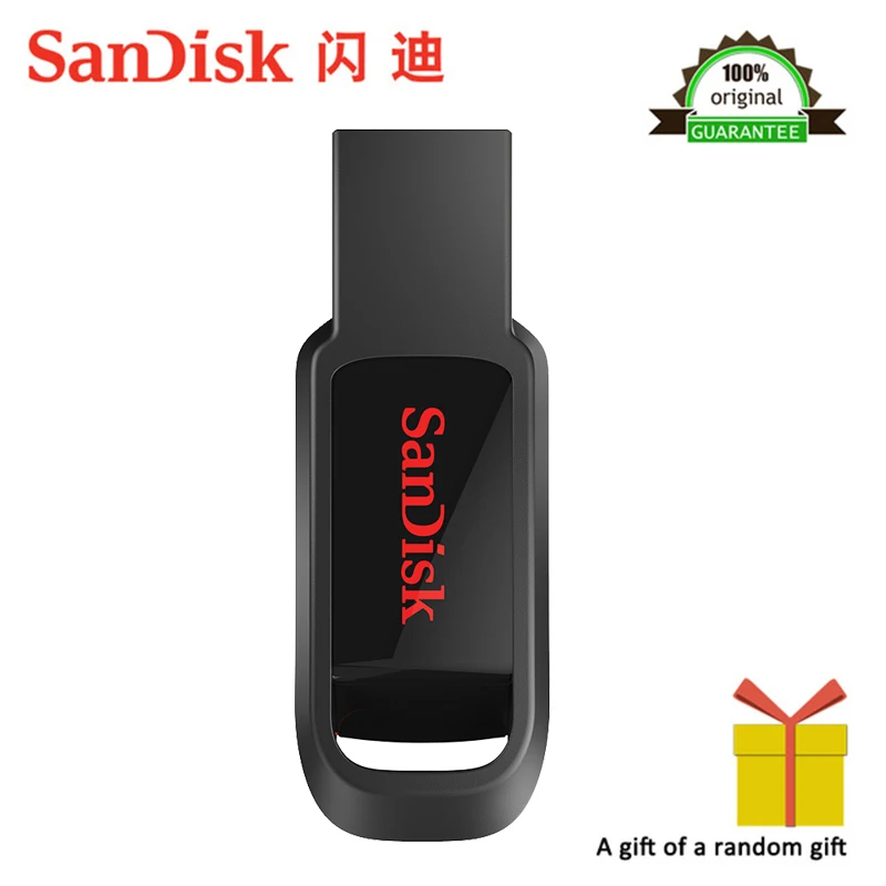 SanDisk CZ61 USB флеш-накопитель 128 Гб 64 ГБ высокоскоростной USB 2,0 мини-диск микро USB Флешка 32 Гб 16 Гб памяти