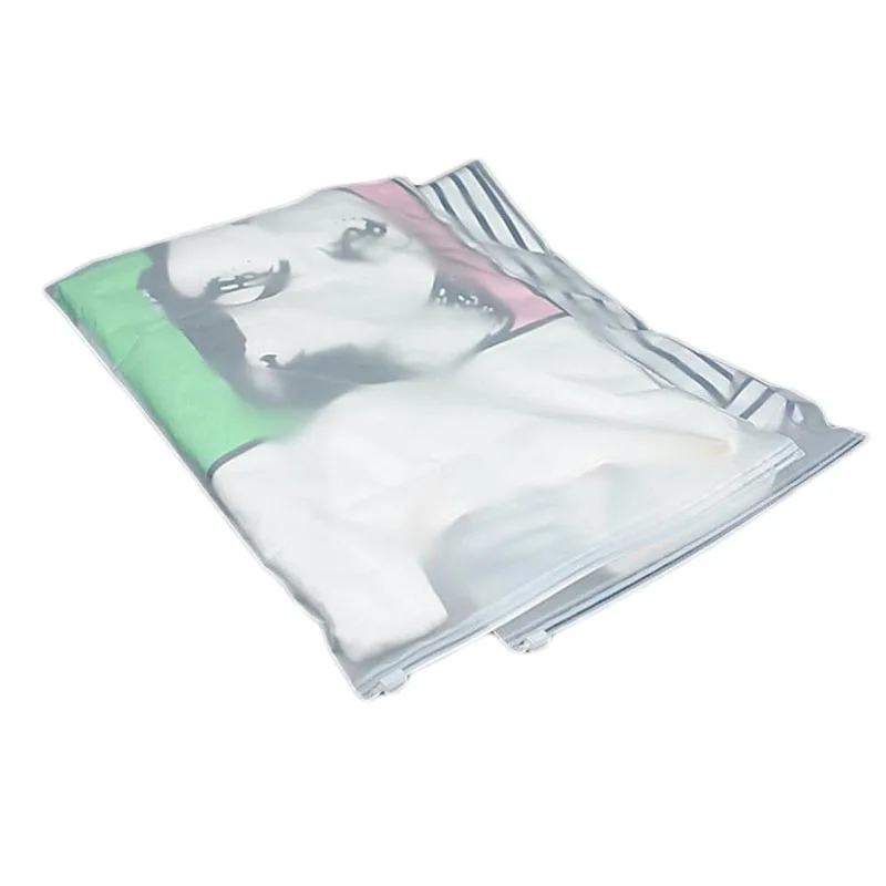 5 шт. матовый толстый пластиковый повторно закрывающийся полиэтиленовый пакет на