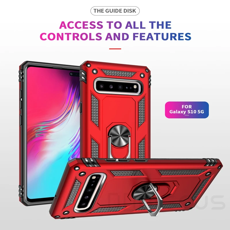 Бронированный чехол для Samsung Galaxy S10 Plus S10E S9 S8 Note 10 9 8 A9 A8 A6 A7 2018 A750 A600 противоударный