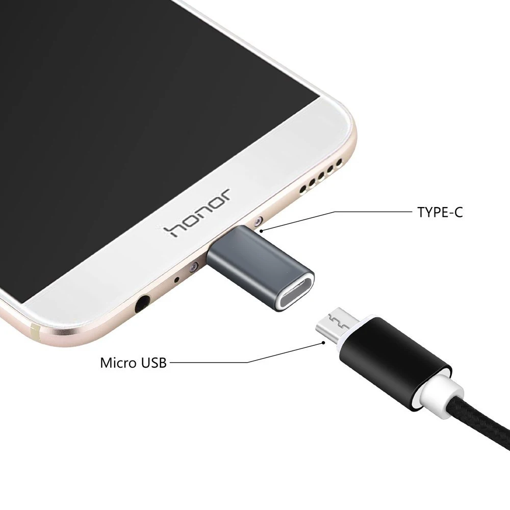 2в1 type C-USB адаптер OTG type-C для mi cro USB адаптер для huawei Honor 10 8 9 p20 lite xiaomi mi 8 Leeco Le 2 3 Аксессуары