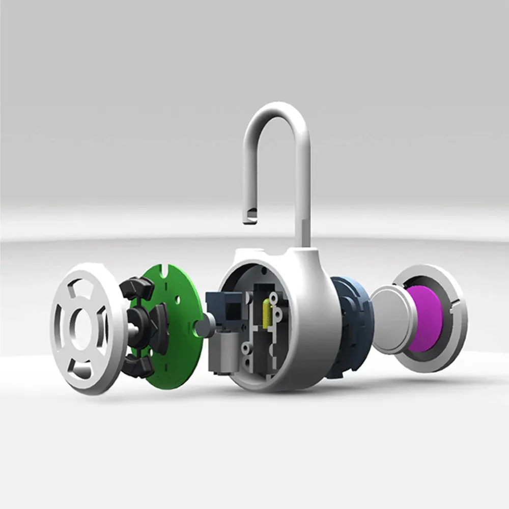 Блокировка Bluetooth паролем универсальный замок без ключа из нержавеющей стали для