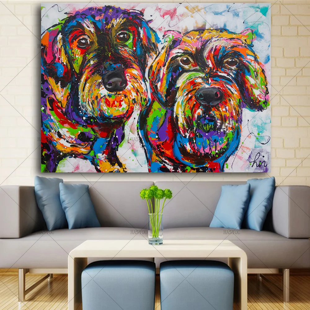 Картина маслом большого размера 100% ручная роспись картина на стену милая