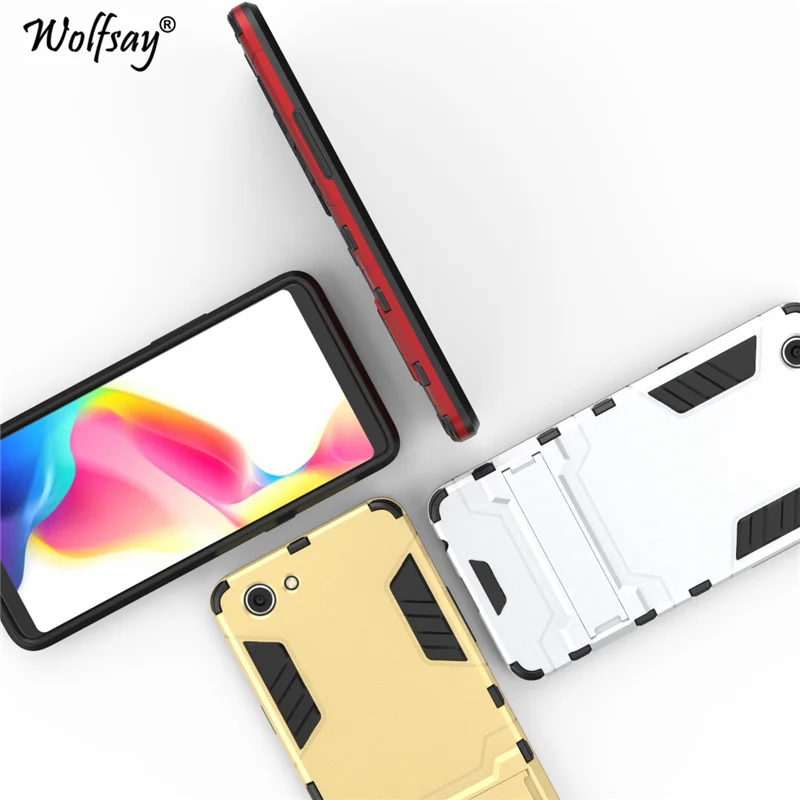 robot cover oppo realme 1 case strong armor pc silicone phone cover for oppo realme 1 case oppo realme 1 phone case cph1859 free global shipping