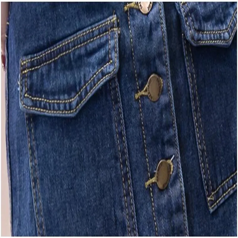

New Summer Women Skirt Fashion Vestido Plus Size Solid Pockets Single-Breasted Jeans Skirt For Women Large Size Denim Midiskirt