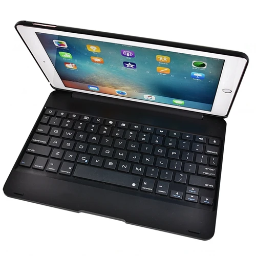 9,7 ''клавиатура чехол для iPad 9,7 чехол с клавиатурой A1893 A1954 Bluetooth жесткий ABS для iPad 9,7 чехол для клавиатуры - Цвет: black