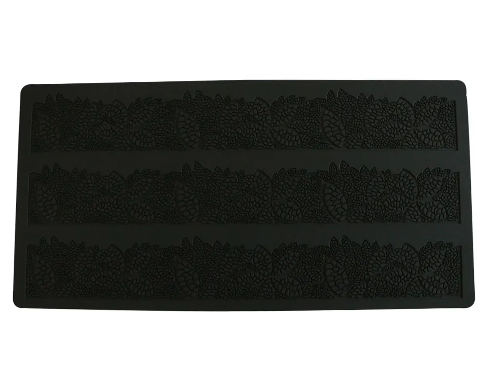 40*20 см силиконовый коврик для помадки сахарная форма цветочный узор формы тортов