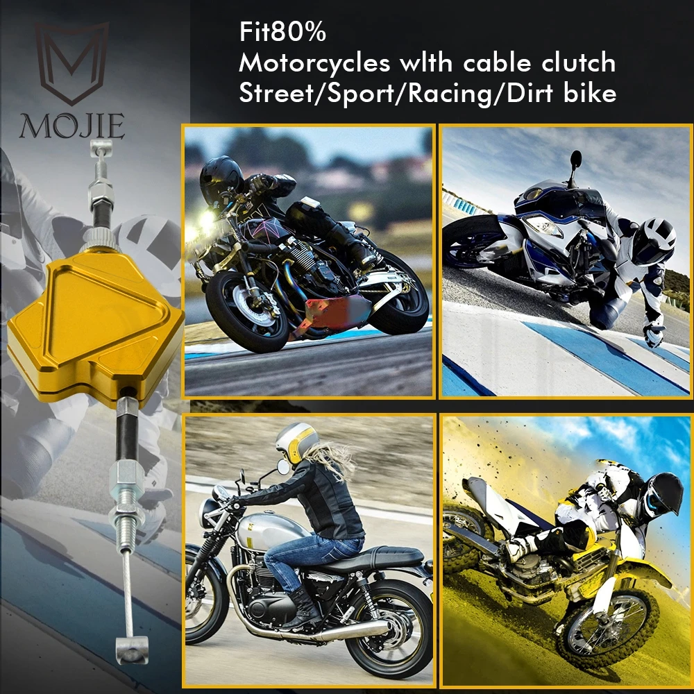 Алюминиевый Рычаг сцепления для мотоцикла с ЧПУ легко Тяговая система кабелей