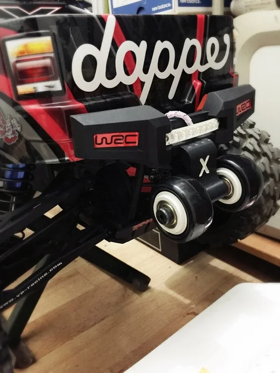 2018 RC запчасти Wheelie бар с 2 колесами для Traxxas X MAXX XMAXX импортные нейлоновые стоячие