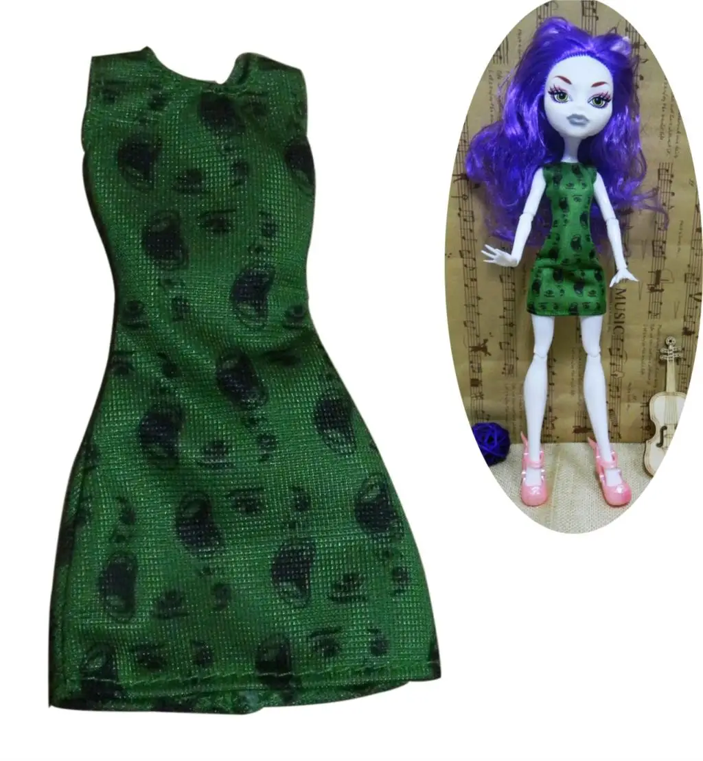color 3 Модное свадебное платье для куклы Monster High, платье для вечеринок, Vestidos, Одежда для куклы детские игрушки Monster High - Цвет: color 3